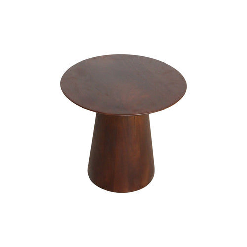 Raw Materials bijzettafel Bullnose Cone - donkerbruin - 50 cm - vtwonen shop