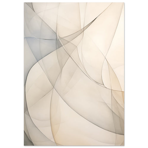 Artfulprints  Abstract - Fine lines 1   poster A4 21x29.7 cm