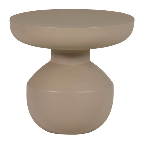 WOOOD bijzettafel Ø 45 cm Bova - Metaal - Bruin - 40x45x45
