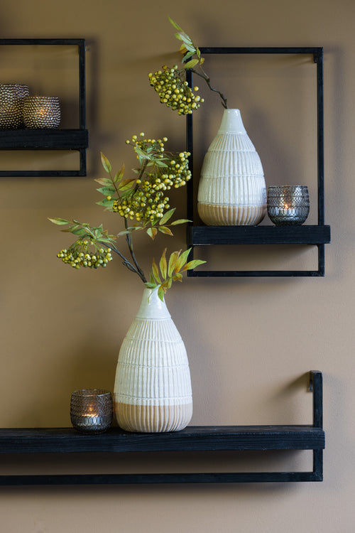 Light & Living wandplank MADDISON - 80x15x24cm - zwart
