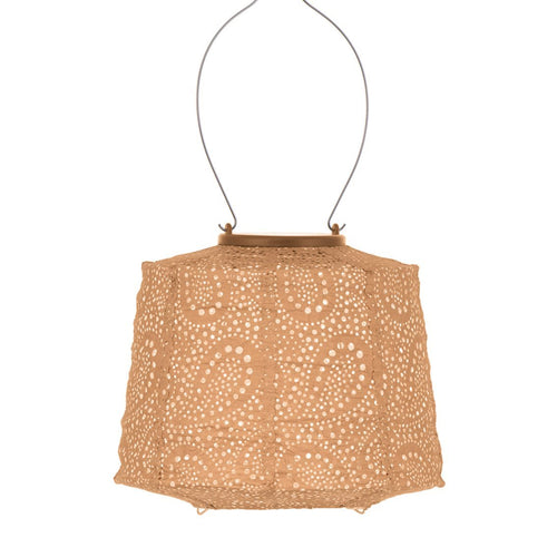 Lumiz solar lampion paisley lamp - 20 cm - abrikoos