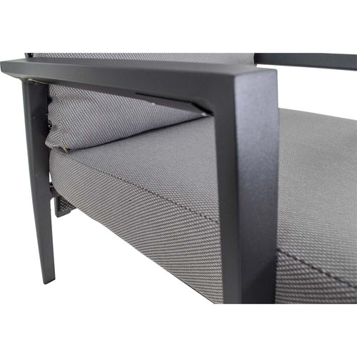 Lesli Living bistrostoel Malik - grijs - 65x75x105cm - set van 2