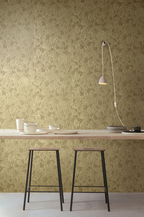 Masureel behang natuurmotief groen - 53 cm x 10.05 m - 630578 - vtwonen shop