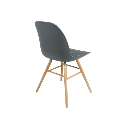 Zuiver Albert Kuip Eetkamerstoelen Donkergrijs - Set van 2 - vtwonen shop