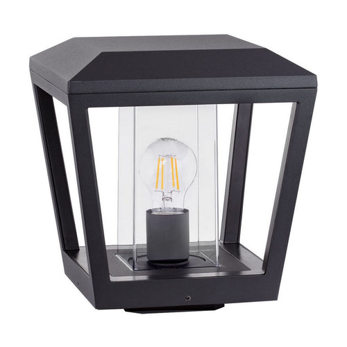 Nova Luce OPU Buitenlamp op voetstuk, donker antraciet E27 1x12W IP54