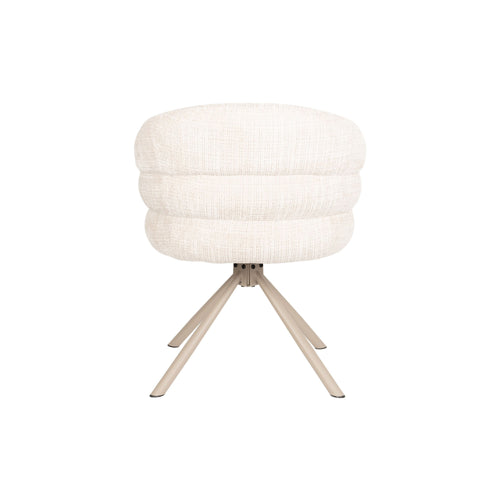Housecraft Living Marjolein Eetkamerstoelen Armleuning Beige - Set van 2
