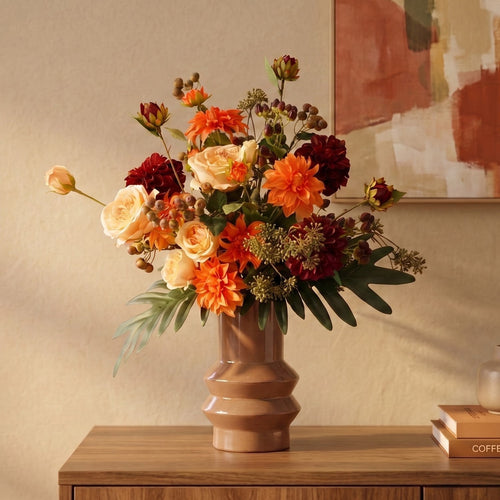 Maxifleur Kunst herfstboeket Tina Chicago 60cm