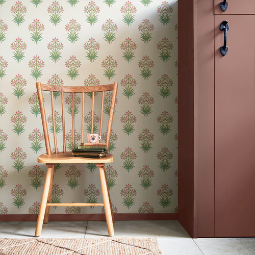 William Morris at Home Vliesbehang - Hyacinth Flower Pink Cedar