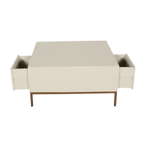 Starfurn  salontafel Madison - beige - 80x80x40cm - vtwonen shop
