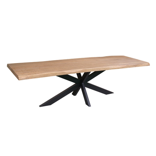 Starfurn Eettafel Dakota - Boomstam Naturel Hout - 240x100x76cm