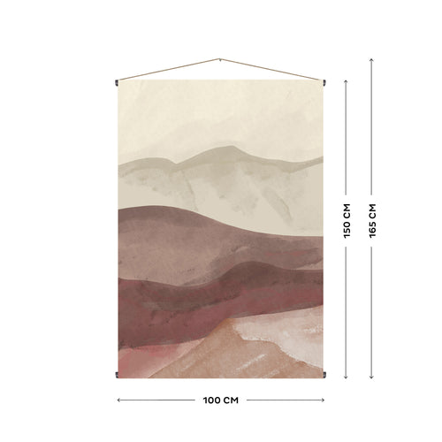 Art for the Home XL Wandkleed - Watercolour Horizon - 150x100cm