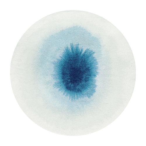 Louis De Poortere vloerkleed Dream In Blue - blauw - 140x140cm