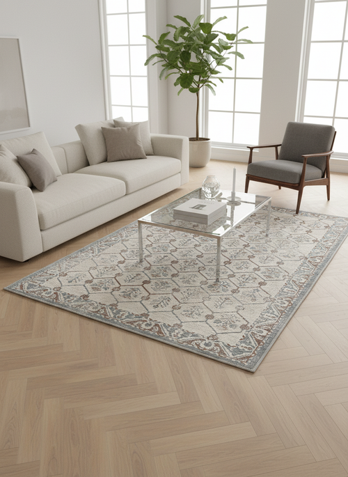 AFK Living vloerkleed Sully - gerecyclede vezels - veelkleurig - 120x170 cm