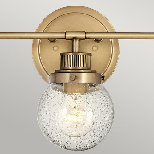 Elstead Hinkley Poppy Badkamer Wandlamp Heritage Messing, IP44