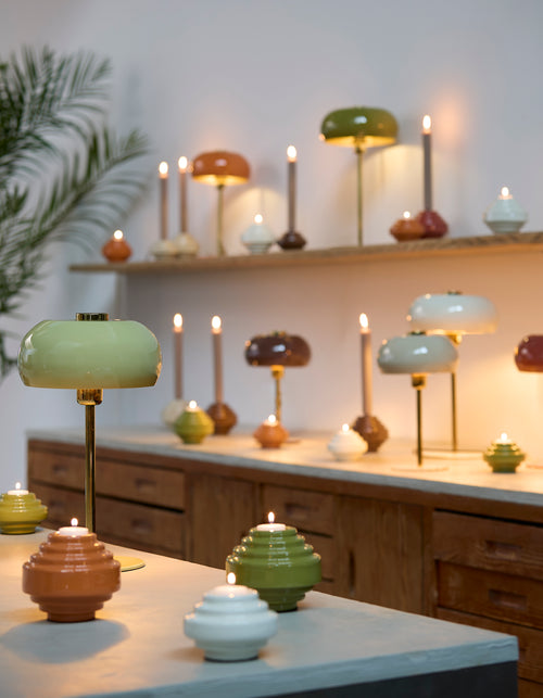 Light & Living tafellamp SURIN - Ø26x47cm - groen - vtwonen shop