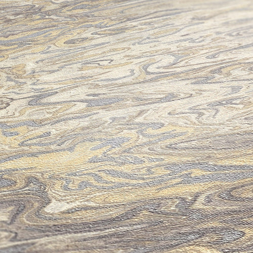 Livingwalls behang figuratief motief beige, zilver en crème - 53 cm x 10.05 m - AS-383581 - vtwonen shop