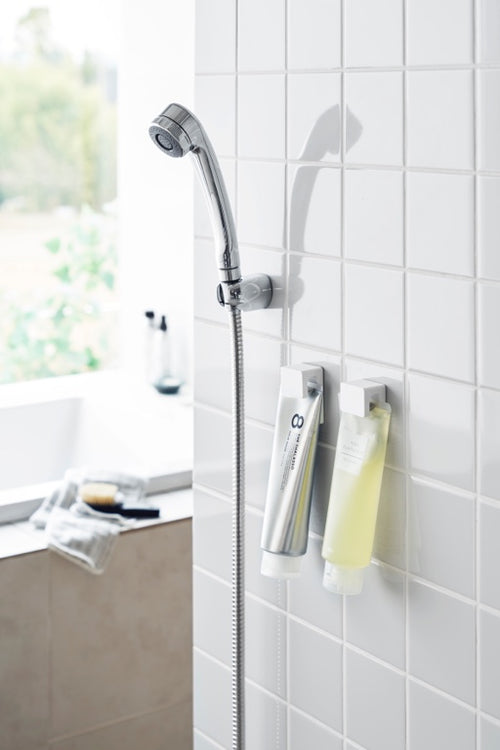 Yamazaki Zelfklevende Tandenborstelhouder (set van 2) -Tower - Wit - vtwonen shop