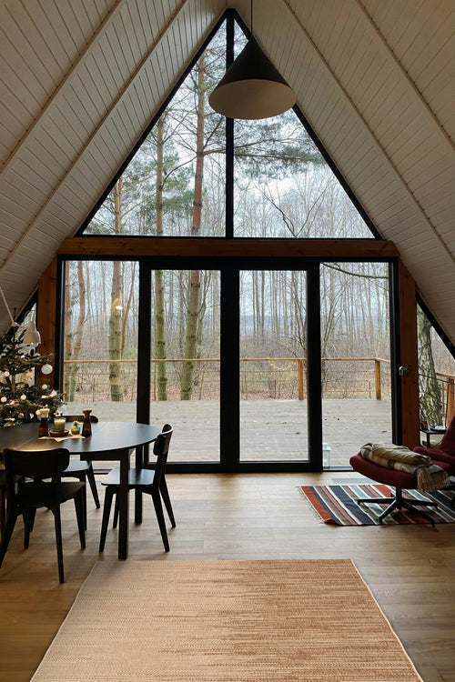 AFK Living vloerkleed Kuba - voor binnen en buiten - kastanje - 120 x 170 cm