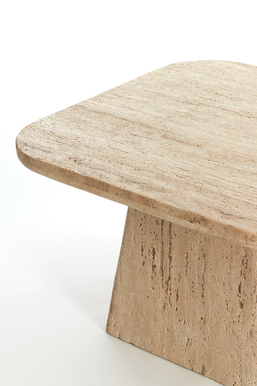 Light & Living salontafel KEPAMI - Ø60x36cm - bruin - vtwonen shop