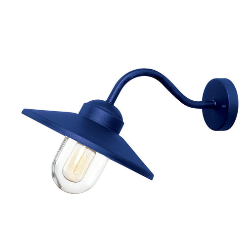 1-flammige Außenwandlaterne Marineblau IP44