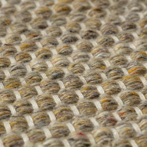 Interieur05 Vloerkleed Gerecycled Materiaal Rond Ciro Geel/Naturel op=op - 180 x 180 cm - vtwonen shop