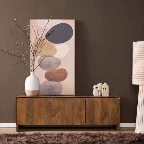 StarFurn Tv-meubel Tense - Rechthoek Naturel Hout - 150x40x50cm