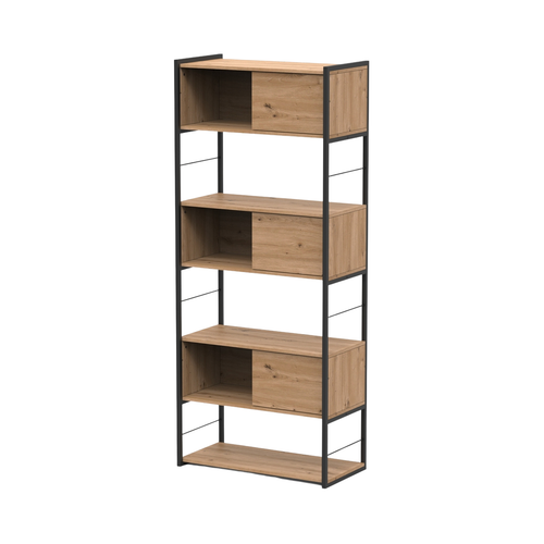Calicosy - Boekenrek LENNY - licht hout 80x40x196,5 cm