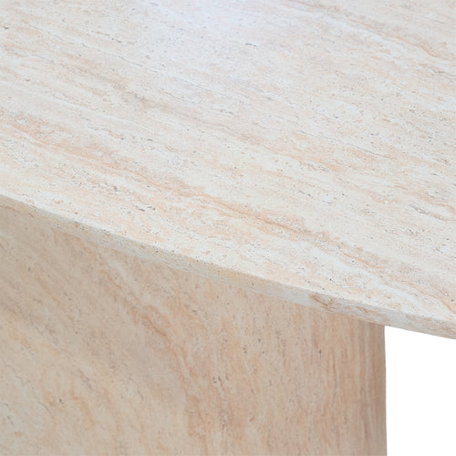 Giga Meubel Eettafel Myrna - Ovaal - Travertinlook - 240cm - vtwonen shop