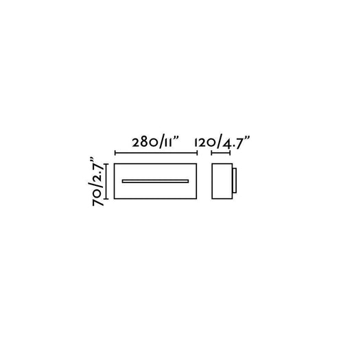 Faro West-1 - 1 Licht Wandlamp Buiten Donkergrijs IP54, E27