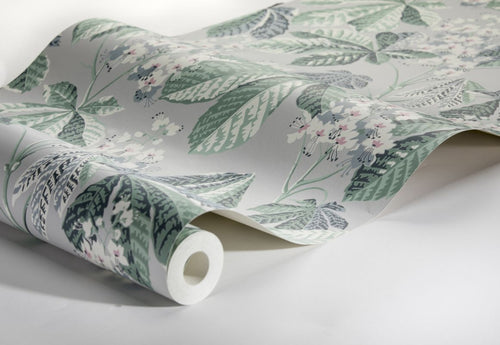 Borastapeter behang bladeren grijs - 53 cm x 10.05 m - 660407