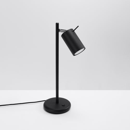 Sollux Lighting Tafellamp RING zwart - 14,5x19,5x43cm