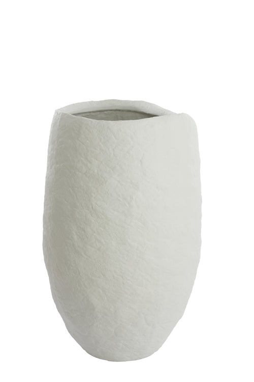 Light & Living vaas TINGRI - Ø59x90cm - wit - vtwonen shop