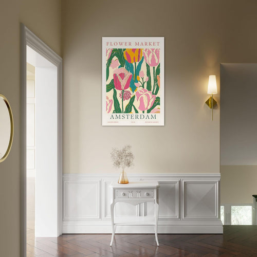 Artfulprints  Flower market - Amsterdam II   poster 50x70 cm - vtwonen shop
