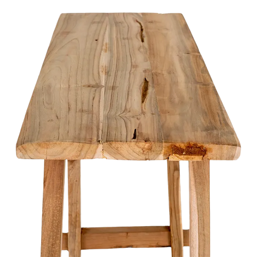 Artichok Guusje houten sidetable naturel - 90 x 30 cm - vtwonen shop