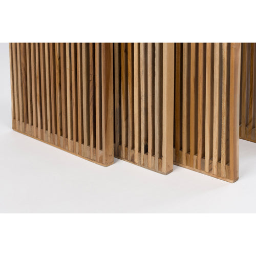 Housecraft Living Djia Bijzettafel Teak Hout - Set van 3 - vtwonen shop
