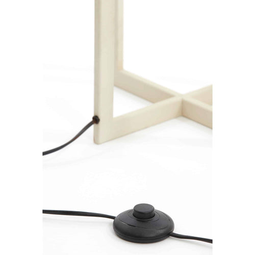 Light & Living vloerlamp Mace - wit - 30x30x140cm