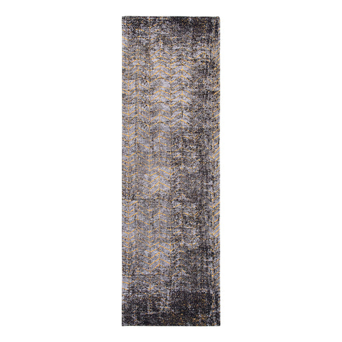 Louis De Poortere vloerkleed Broadway Glitter - zwart - 80x250cm