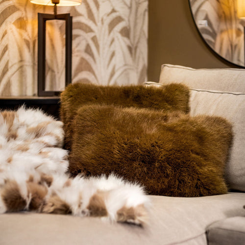 JULIA | sierkussen | 30x50 cm | Otter | bruin | Hoii | met luxe binnenkussen