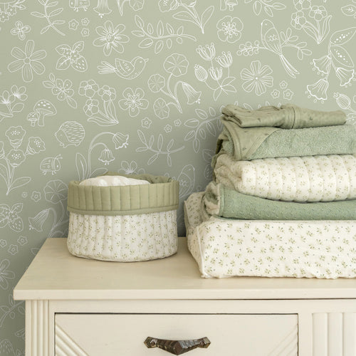 Little Dutch Vliesbehang - Forest Wonders Sage - 1000x53 - vtwonen shop