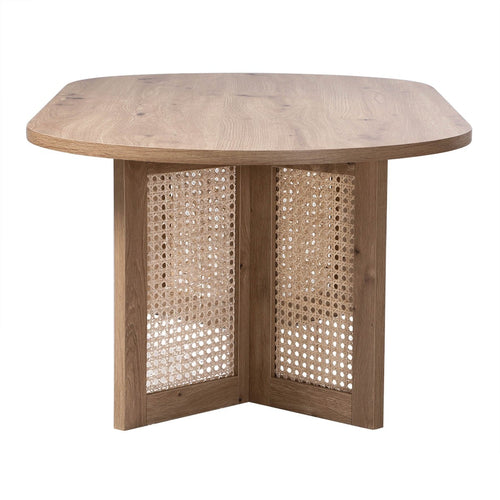 Calicosy - Salontafel TALIA - licht hout 120x60x40 cm