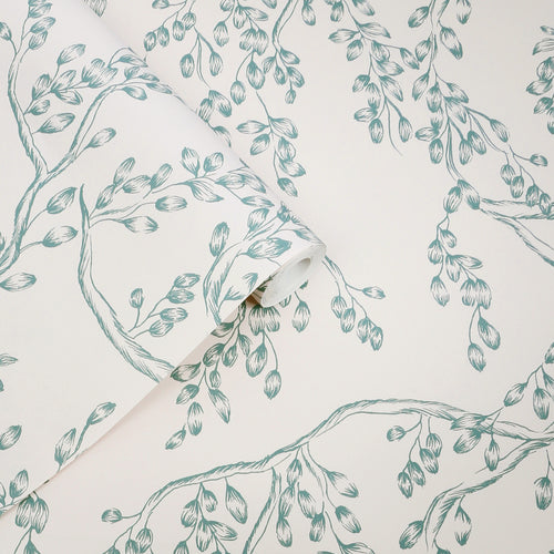 Laura Ashley Vliesbehang - Rainham Willow Newport