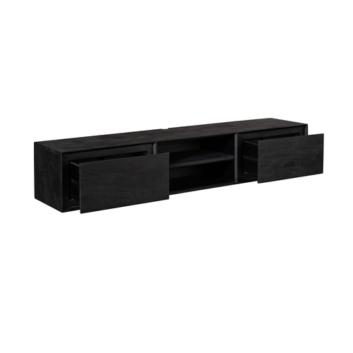 Starfurn - Tv meubel Ambiance - Zwart - 35x160x30 cm
