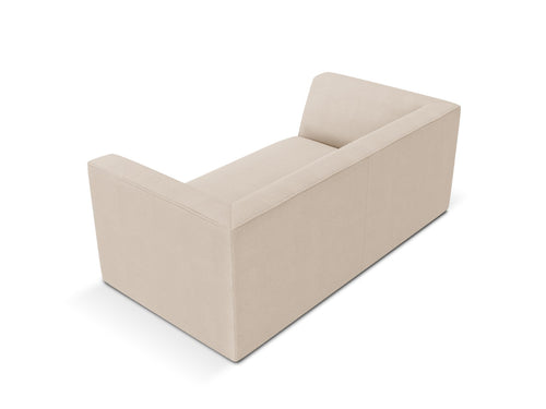 Micadoni Bank Ruby 2-zits, structurele stof, beige - 93x174x69cm