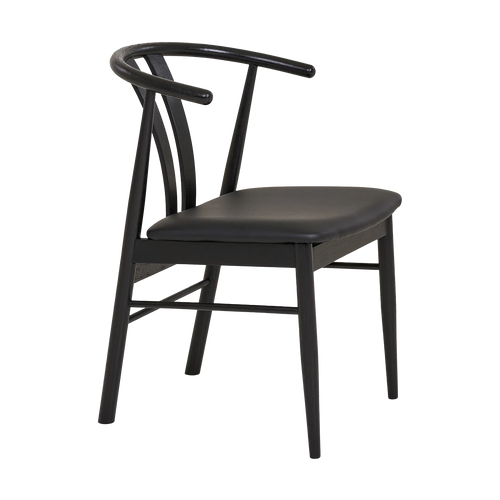 Artichok Jonna Eetkamerstoel Zwart - Zwart Onderstel - vtwonen shop