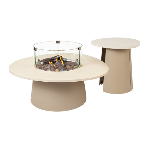 Cosi Fires vuurtafel Cosidune 2-delig - sandy beige