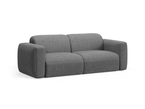Cosmopolitan Design Modulaire bank Strino 3-zits, structurele stof grijs - 98x220x78cm