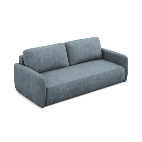 LaMiaSofa 3-zits slaapbank Corle - chenille stof - jeans - 218x102x86