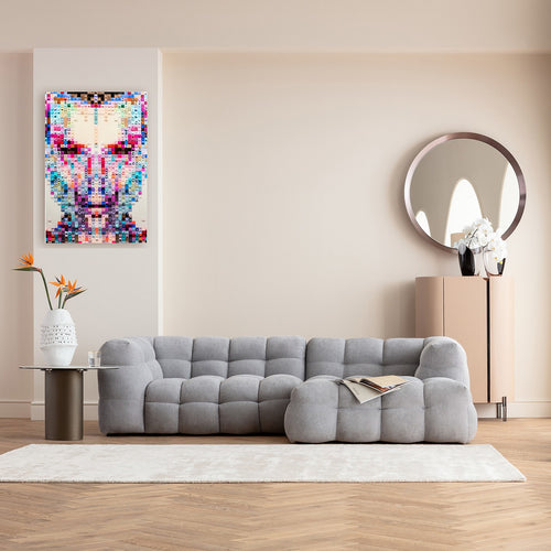 Kare Design Wandfoto pixel gezicht 80x120cm - vtwonen shop