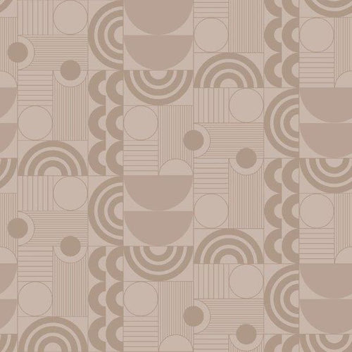 Borastapeter behang geometrische vormen roze - 53 cm x 10.05 m - 660877