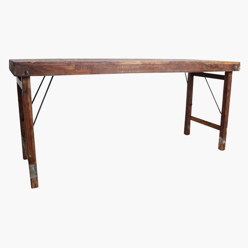 Raw Materials opklapbare tafel - FSC gerecycled hout - 173x60x76 cm - vtwonen shop